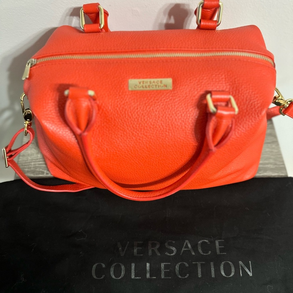 Versace collection barrel bag